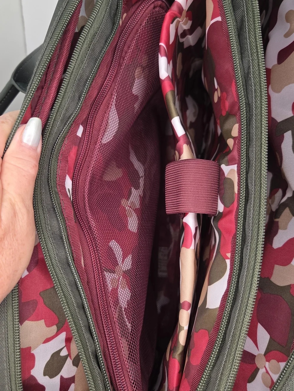 Professional Khaki Laptop Briefcase with Shoulder Strap 16x12x7